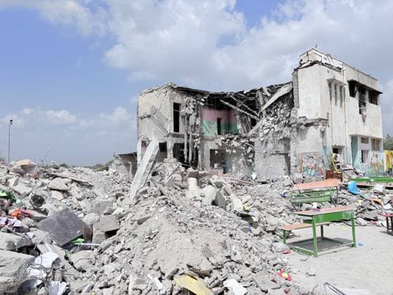 The primary school targeted in the attacks bombed twice, 40 minutes apart in Iran HORMOZGAN, IRAN - MARCH 05: A view of the debris of a school, where many students and teachers lost their lives on the first day of the wave of attacks launched by the United States and Israel against Iran, in Hormozgan, Iran on March 05, 2026. As a result of the attack, which was carried out twice, 40 minutes apart, on a girls’ primary school in the city of Minab, the school building suffered severe damage. Stringer Anadolu Hormozgan Iran. Editorial use only. Please get in touch for any other usage.  Copyright: x2026xAnadoluxStringerx