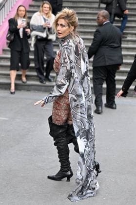 PFW Vivienne Westwood Outside Arrivals Paris Jackson arriving at the Vivienne Westwood show during Fashion Week in Paris, France on March 7, 2026. Photo by Julien Reynaud APS-Medias ABACAPRESS.COM Paris France Copyright: xReynaudxJulien APS-Medias ABACAx