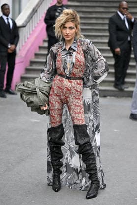PFW Vivienne Westwood Outside Arrivals Paris Jackson arriving at the Vivienne Westwood show during Fashion Week in Paris, France on March 7, 2026. Photo by Julien Reynaud APS-Medias ABACAPRESS.COM Paris France Copyright: xReynaudxJulien APS-Medias ABACAx