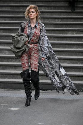PFW Vivienne Westwood Outside Arrivals Paris Jackson arriving at the Vivienne Westwood show during Fashion Week in Paris, France on March 7, 2026. Photo by Julien Reynaud APS-Medias ABACAPRESS.COM Paris France Copyright: xReynaudxJulien APS-Medias ABACAx
