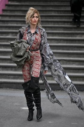 PFW Vivienne Westwood Outside Arrivals Paris Jackson arriving at the Vivienne Westwood show during Fashion Week in Paris, France on March 7, 2026. Photo by Julien Reynaud APS-Medias ABACAPRESS.COM Paris France Copyright: xReynaudxJulien APS-Medias ABACAx