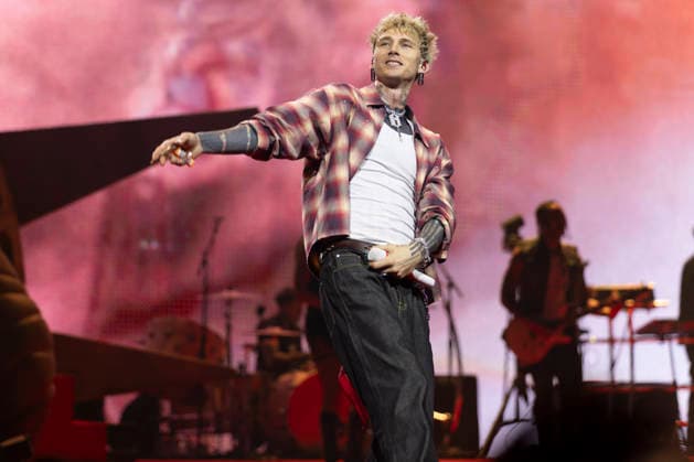 Machine Gun Kelly performs at Co-Op Live Machine Gun Kelly performs at Co-Op Live, Manchester, England, 7th March 2026, Credit:Mike Gray Avalon  Copyright: xMikexGrayx xAvalonx 1080959700