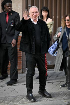 PFW Jean Paul Gaultier Outside Arrivals Jean Paul Gaultier arriving at the Jean Paul Gaultier show during Fashion Week in Paris, France on March 8, 2026. Photo by Julien Reynaud APS-Medias ABACAPRESS.COM Paris France  Copyright: xReynaudxJulien APS-Medias ABACAx