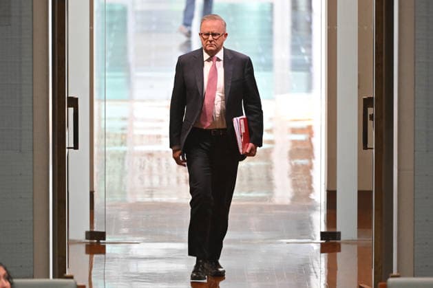 QUESTION TIME, Prime Minister Anthony Albanese before Question Time in the House of Representatives at Parliament House in Canberra, Tuesday, March 10, 2026. ( NO ARCHIVING CANBERRA AUSTRALIAN CAPITAL TERRITORY AUSTRALIA  Copyright: xMICKxTSIKASx 20260310159380905520