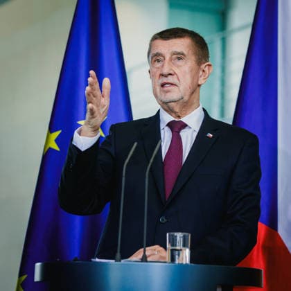 Federal Chancellor Friedrich Merz CDU and his Czech counterpart, Andrej Babis, hold a press conference at the Federal Chancellery Berlin, 10 03 2026 Berlin Germany Copyright: xNeelexJanssenx