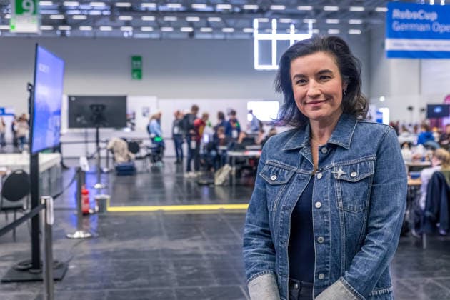Federal Minister Dorothee Bär at the opening of RoboCup 2026 in Cologne Teams from all over the world compete against each other in various disciplines at the international competition with autonomous robots Cologne, Germany, March 2026 Robocup