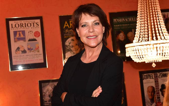 Janina Hartwig at Der Abschiedsbrief Theater Premiere on 12 03 2026 at the Komoedie Bayerischer Hof in Munich Der Abschiedsbrief Premiere at the Komoedie im Hotel Bayerischer Hof in Munich