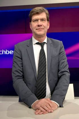 Christoph Schwennicke on the ARD talk show maischberger in Studio Berlin Adlershof Berlin, 16 03 2026 Foto:xM.xBehrensx xFuturexImagex maischberger_6303