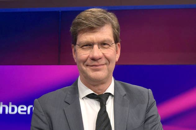 Christoph Schwennicke on the ARD talk show maischberger in Studio Berlin Adlershof Berlin, 16 03 2026 Foto:xM.xBehrensx xFuturexImagex maischberger_6306