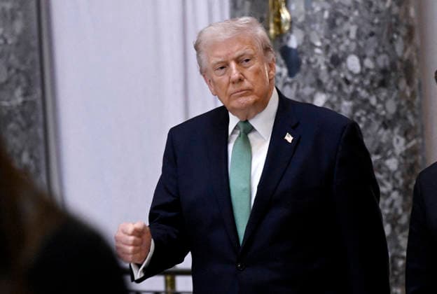US President Donald Trump departs the US Capitol US President Donald Trump departs the US Capitol following the annual Friends of Ireland luncheon.on March 17, 2026 in Washington, DC. Photo by Olivier Douliery ABACAPRESS.COM Washington DC United States  Copyright: xDoulieryxOlivier ABACAx