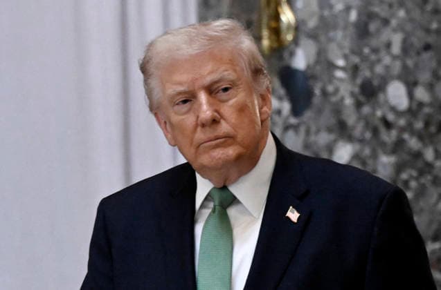 US President Donald Trump departs the US Capitol US President Donald Trump departs the US Capitol following the annual Friends of Ireland luncheon.on March 17, 2026 in Washington, DC. Photo by Olivier Douliery ABACAPRESS.COM Washington DC United States  Copyright: xDoulieryxOlivier ABACAx
