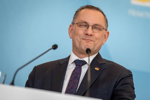 Party and parliamentary group leader Tino Chrupalla in the German Bundestag Statement by the AfD parliamentary group leader in the German Bundestag Parliamentary group level in the Reichstag building, Berlin Berlin Germany Bundestag