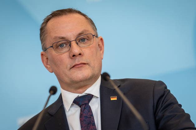 Party and parliamentary group leader Tino Chrupalla in the German Bundestag Statement by the AfD parliamentary group leader in the German Bundestag Parliamentary group level in the Reichstag building, Berlin Berlin Germany Bundestag