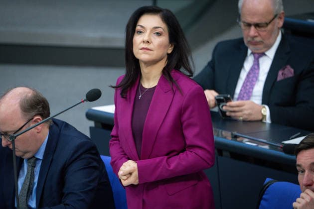German Bundestag, 64th plenary session Katherina Reiche, Federal Minister for Economic Affairs and Energy during questioning of the Federal Government BMWE and BMV at the 64th session of the German Bundestag in Berlin, 18 03 2026 Berlin Berlin Germany