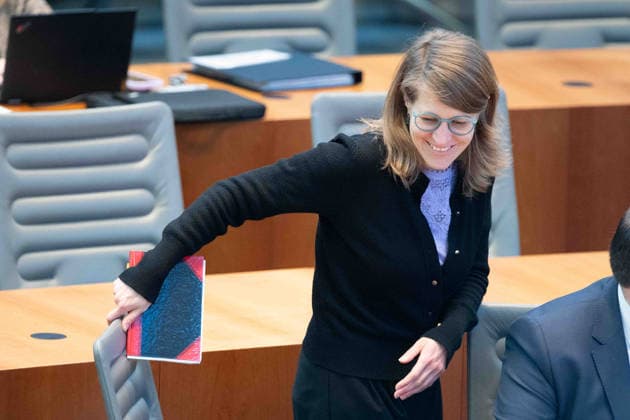 Verena SCHAEFFER, Schäffer, Minister for Children, Youth, Family, Equality, Refugees and Integration of the State of North Rhine-Westphalia 118 Session of the State Parliament of North Rhine-Westphalia, in the State Parliament of North Rhine-Westphalia NRW, Duesseldorf on 18 03 2026,