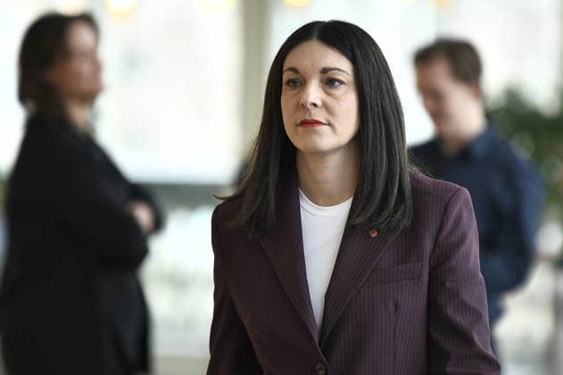 STOCKHOLM, SWEDEN 20260319 The Social Democrats spokesperson on justice policy, Teresa Carvalho S, will hold a press conference on serious juvenile crime, on Thursday STOCKHOLM SWEDEN x12060x  Copyright: xLarsxSchröder TTx PRESSTRÄFF SOCIALDEMOKRATERNA DEKEpownN2M