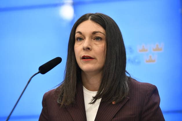 STOCKHOLM, SWEDEN 20260319 The Social Democrats spokesperson on justice policy, Teresa Carvalho S, will hold a press conference on serious juvenile crime, on Thursday STOCKHOLM SWEDEN x12060x  Copyright: xLarsxSchröder TTx PRESSTRÄFF SOCIALDEMOKRATERNA JIK4nE7xZGY