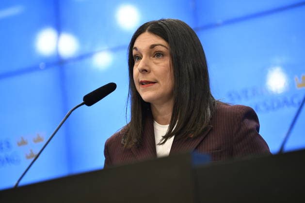 STOCKHOLM, SWEDEN 20260319 The Social Democrats spokesperson on justice policy, Teresa Carvalho S, will hold a press conference on serious juvenile crime, on Thursday STOCKHOLM SWEDEN x12060x  Copyright: xLarsxSchröder TTx PRESSTRÄFF SOCIALDEMOKRATERNA rqxzhnzXRzo