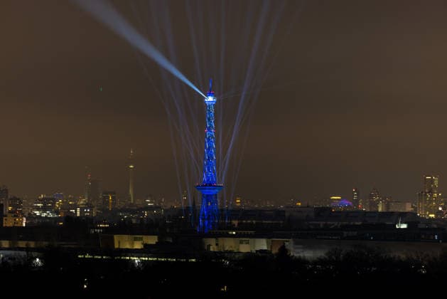 Berlin celebrates 100 years of the radio tower with What the Funk Germany, Berlin on 20 03 2026 Messe Berlin launches its anniversary campaign What the Funk celebrates the 100th birthday of the radio tower with a spectacular light show