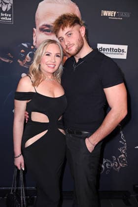 Marlisa Rudizo aka Mrs Marlisa with boyfriend William Raab at the ERIC SINDERMANN IKONE FASHION SHOW at Hofbräu Wirtshaus in Berlin on 20 03 2026
