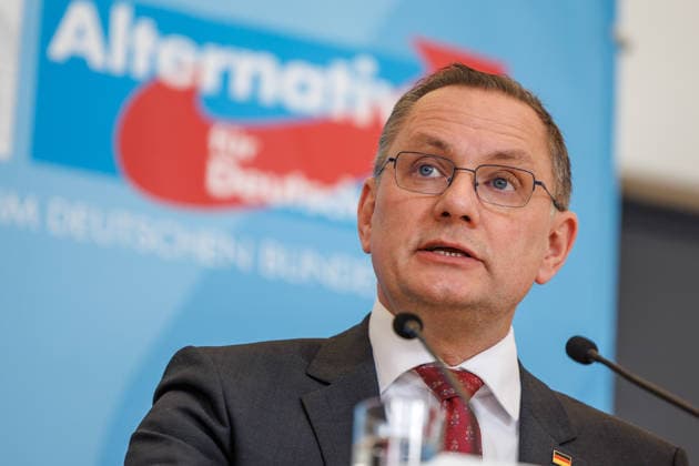 Statement AfD Tino Chrupalla AfD , at a statement of the AfD on 24 07 26 in Berlin Berlin Germany Reichstag