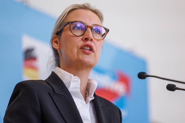 Statement AfD Alice Weidel AfD , at a statement of the AfD on 24 07 26 in Berlin Berlin Germany Reichstag
