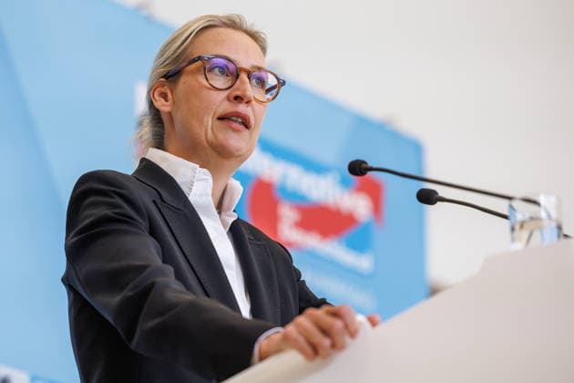 Statement AfD Alice Weidel AfD , at a statement of the AfD on 24 07 26 in Berlin Berlin Germany Reichstag