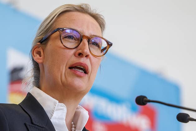 Statement AfD Alice Weidel AfD , at a statement of the AfD on 24 07 26 in Berlin Berlin Germany Reichstag