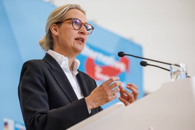 Statement AfD Alice Weidel AfD , at a statement of the AfD on 24 07 26 in Berlin Berlin Germany Reichstag