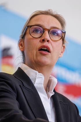 Statement AfD Alice Weidel AfD , at a statement of the AfD on 24 07 26 in Berlin Berlin Germany Reichstag