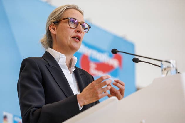 Statement AfD Alice Weidel AfD , at a statement of the AfD on 24 07 26 in Berlin Berlin Germany Reichstag