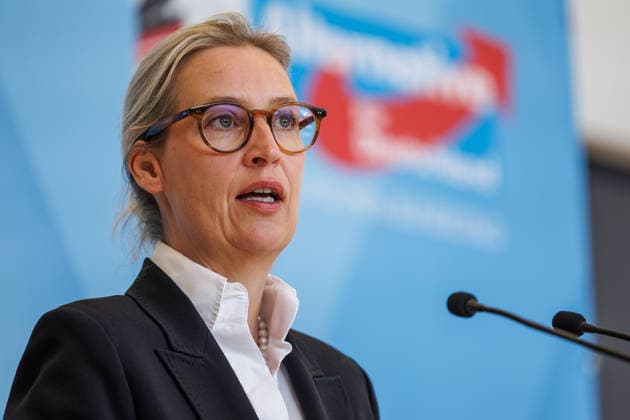 Statement AfD Alice Weidel AfD , at a statement of the AfD on 24 07 26 in Berlin Berlin Germany Reichstag