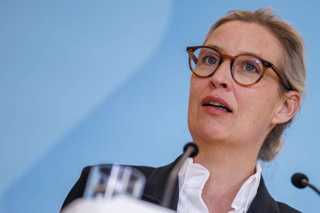 Statement AfD Alice Weidel AfD , at a statement of the AfD on 24 07 26 in Berlin Berlin Germany Reichstag