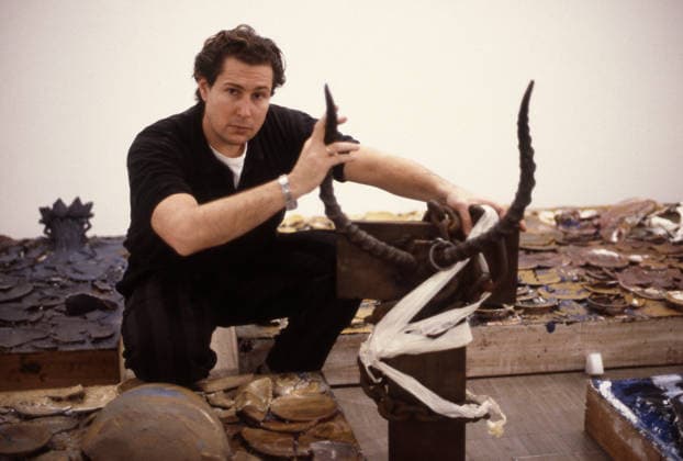 Portrait of filmmaker and artist Julian Schnabel in 1990 Hannah ASSOULINE Opale photo RECORD DATE NOT STATED  Copyright: x HannahxASSOULINE Opale.photox
