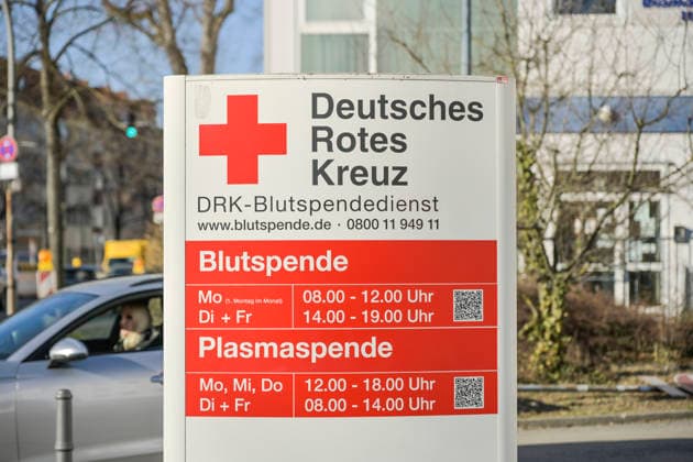 DRK, German Red Cross Blood Donor Service, Hindenburgdamm, Berlin, Germany