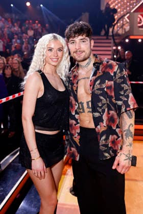 Content creator Willi Banner and influencer Kim Schiele sister Kim at the fourth dance show of the 19th season of the RTL dance show Lets Dance at the Coloneum Cologne, 29 03 2026 NRW Germany Copyright: xChristophxHardtx