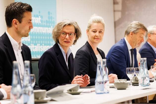 Mayor Andrea Henze and Minister Ina Scharrenbach expand future partnership in Gelsenkirchen FOR EDITORIAL PURPOSES ONLY p The Mayor of the City of Gelsenkirchen, Andrea Henze, receives on Wednesday, 01 Apri Copyright: ThomasxGödde doc858603594wlqik9pikx ,EDITORIAL USE ONLY Copyright: ThomasxGödde