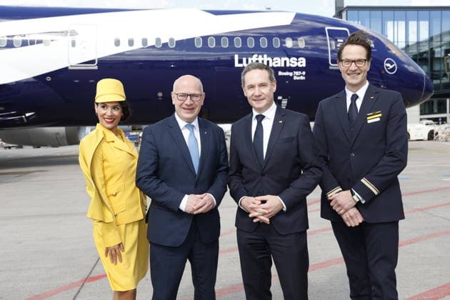 Kai Wegner, Governing Mayor 100 years of Lufthansa, on 06 04 2026 in Berlin, BER, Lufthansa , Germany