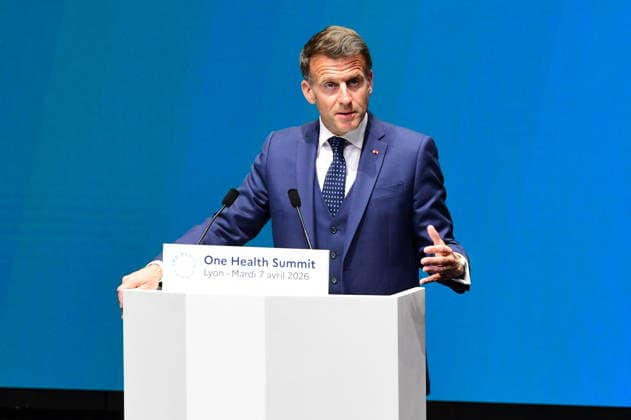 Emmanuel Macron President of the French Republic Speech by E Macron President of the French Republic , on the occasion of the opening session of the One Health Summit at the Cité Internationale de Lyon, on April 7, 2026 The French Head of State spoke with T A Ghebreyesus, Director-General of the World Health Organization From April 5 to 7, the city of Lyon, the French capital of health, will host the ninth One Planet Summit, dedicated to the One Health approach, which takes into account the interdependence between human, animal and environmental health, and thus enables better prevention and treatment of diseases. The Summit will also be an opportunity to advance the reform of the global health system to make it more resilient, Romain Do  Copyright: xRomainxDoucelinx xBestimagexRomainxDoucelinx xBestimagex