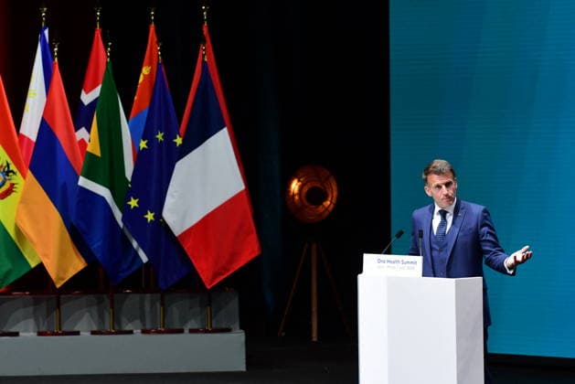 Emmanuel Macron President of the French Republic Speech by E Macron President of the French Republic , on the occasion of the opening session of the One Health Summit at the Cité Internationale de Lyon, on April 7, 2026 The French Head of State spoke with T A Ghebreyesus, Director-General of the World Health Organization From April 5 to 7, the city of Lyon, the French capital of health, will host the ninth One Planet Summit, dedicated to the One Health approach, which takes into account the interdependence between human, animal and environmental health, and thus enables better prevention and treatment of diseases. The Summit will also be an opportunity to advance the reform of the global health system to make it more resilient, Romain Do  Copyright: xRomainxDoucelinx xBestimagexRomainxDoucelinx xBestimagex