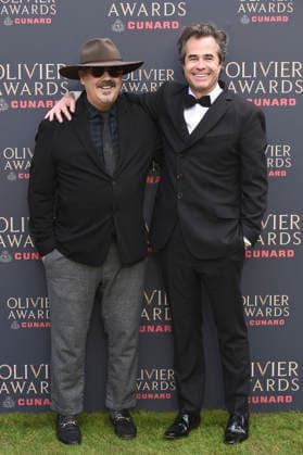 Duncan Sheik and Rupert Goold at the presentation of the Olivier Awards 2026 at the Royal Albert Hall 12 04 2026 Foto:xS.xVasx xFuturexImagex olivier_6447