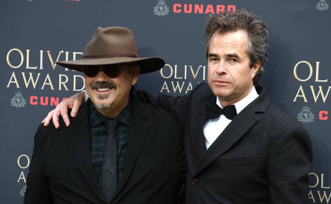 April 12, 2026, London, United Kingdom: Duncan Sheik and Rupert Goold attend The Olivier Awards 2026 at Royal Albert Hall. London United Kingdom  - ZUMAs197 20260412_aaa_s197_552 Copyright: xFredxDuvalx