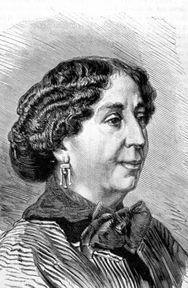 Portrait of George Sand Aurore Dupin, Baronne Dudevant 1804 1876 , french writer RECORD DATE NOT STATED  Copyright: x HJL Opale.photox