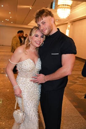 Marlisa Rudizo aka Mrs. Marlisa with friend William Raab THE REALITY AWARDS 2026 at the Maritim Hotel in Bonn on 16 04 2026