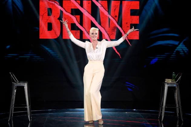 Brigitte Nielsen at the recording of the Rai talk show Belve 2026 in the Fabrizio Frizzi Studios Rome, 17 04 2026 Foto:xA.xM.xTinghinox xFuturexImagex nielsen_6433