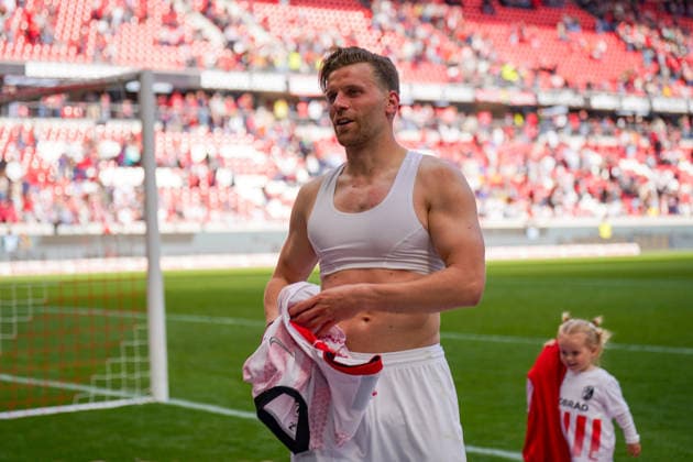 Germany Soccer Bundesliga 2025 2026, Matchday 30 SC Freiburg vs 1 FC Heidenheim Europa Park Stadion Freiburg Lucas Höler Lucas Hoeler SC Freiburg, 09 Copyright: xJOERANxSTEINSIEKx