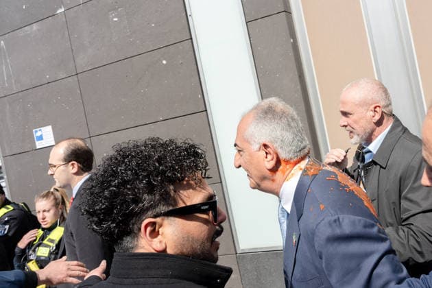 Attack, Reza Pahlavi, Iran Berlin, Federal Press Conference, BPK, Reza Pahlavi, Iran Berlin GER