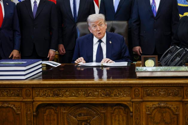 US President Donald Trump speaks during a Health Care Affordability event US President Donald Trump delivers remarks during a Health Care Affordability event in the Oval Office at the White House. Washington, DC, USA, 23 April 2026. WASHINGTON DISTRICT OF COLUMBIA United States  Copyright: xPool ABACAx