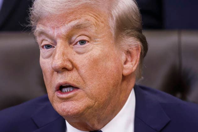 US President Donald Trump speaks during a Health Care Affordability event US President Donald Trump delivers remarks during a Health Care Affordability event in the Oval Office at the White House. Washington, DC, USA, 23 April 2026. WASHINGTON DISTRICT OF COLUMBIA United States  Copyright: xPool ABACAx