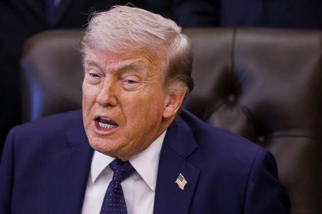 US President Donald Trump speaks during a Health Care Affordability event US President Donald Trump delivers remarks during a Health Care Affordability event in the Oval Office at the White House. Washington, DC, USA, 23 April 2026. WASHINGTON DISTRICT OF COLUMBIA United States  Copyright: xPool ABACAx